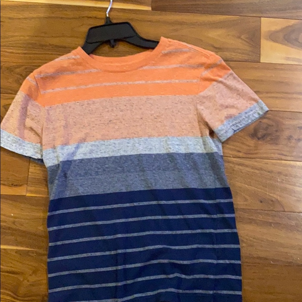 Cat And Jack Orange to Navy Blue Tee Short Sleeve